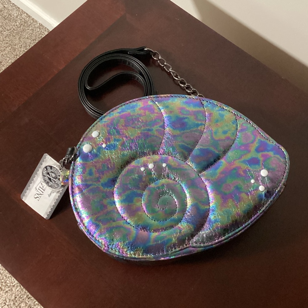 Disney Seashell Crossbody Bag Women Mermaid Bioworld Shell Disney Villains Purse